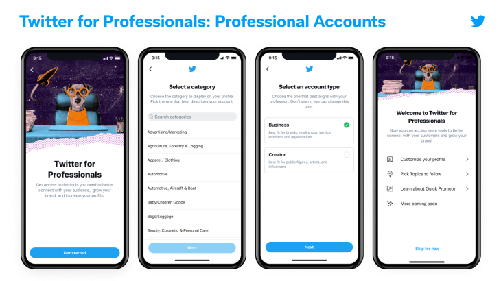 ツイッター、「Proアカウント」のプロフィール設定を全ユーザーが利用可能に